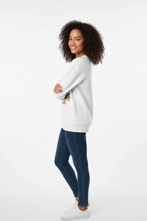 Unisex Fleece Graphic Sweatshirt , S1016