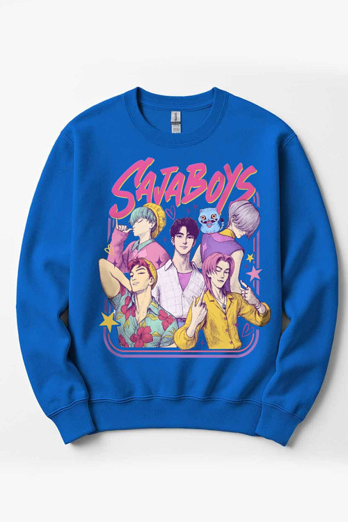 Unisex Fleece Graphic Sweatshirt , S1020